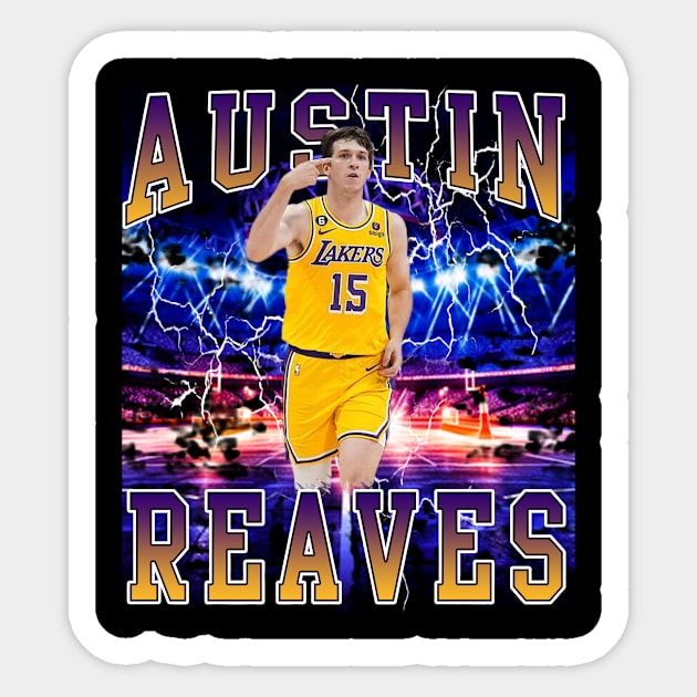 Austin Reaves Sticker by Gojes Art